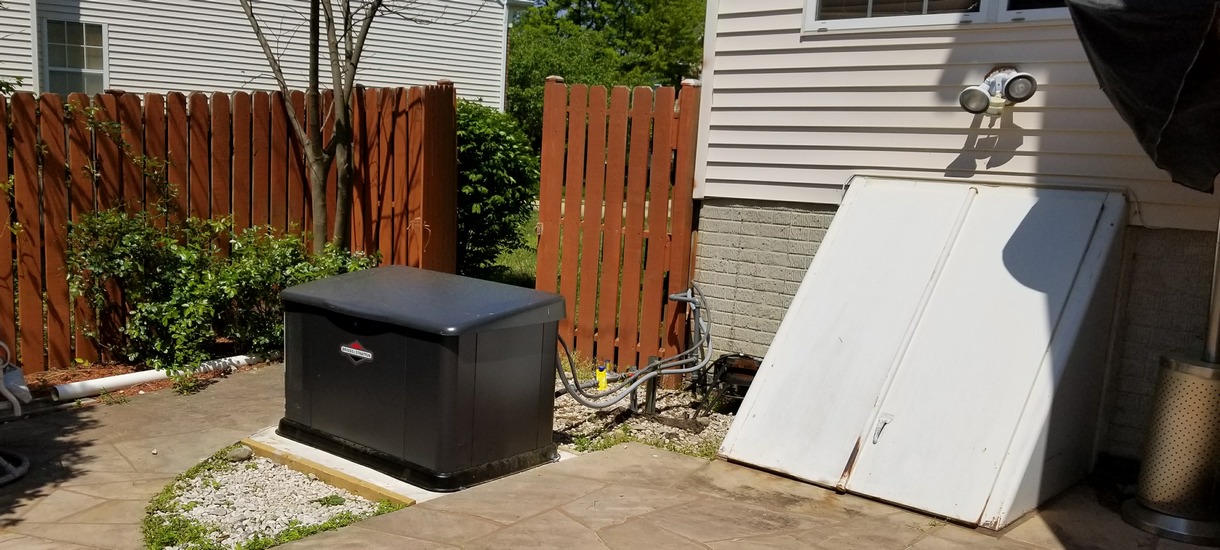 Standby Generator Picture of a standby generator installed